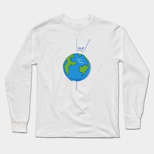 23.5 Earth on Ongsa Tote bag - Colored | Tilt - The world is tilted 23.5 degree 23point5 MilkLove OngsaSun Long Sleeve T-Shirt